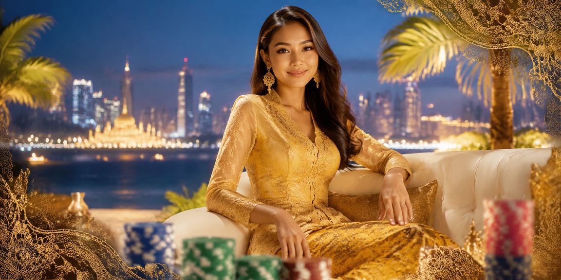 Pemain kasino dalam talian Malaysia menggunakan platform 14c dengan pakaian kebaya